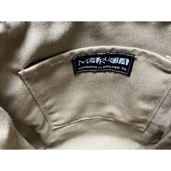 Maruca Spree Bag Jacquard Circle Handmade Orange Abstract Crossbody High Quality - Picture 9 of 9